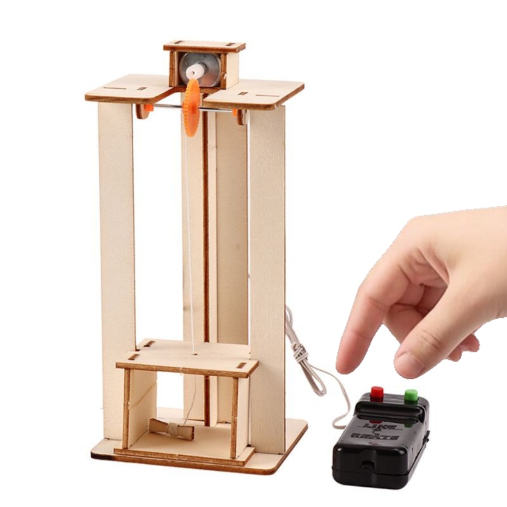 Science Diy Model - DIY Electric Elevator Lift Model Puzzle