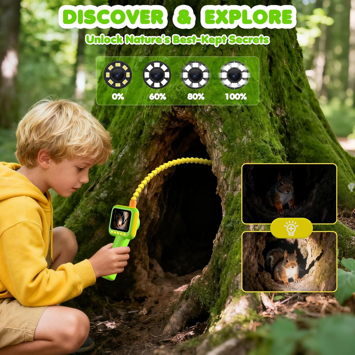 Science Kit - Endoscope for Kids, Borescope Snake Camera