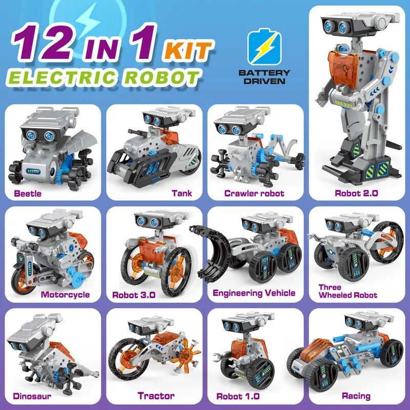 12 in 1 Science Experiment Sol - огляд і ціна Science Robotics