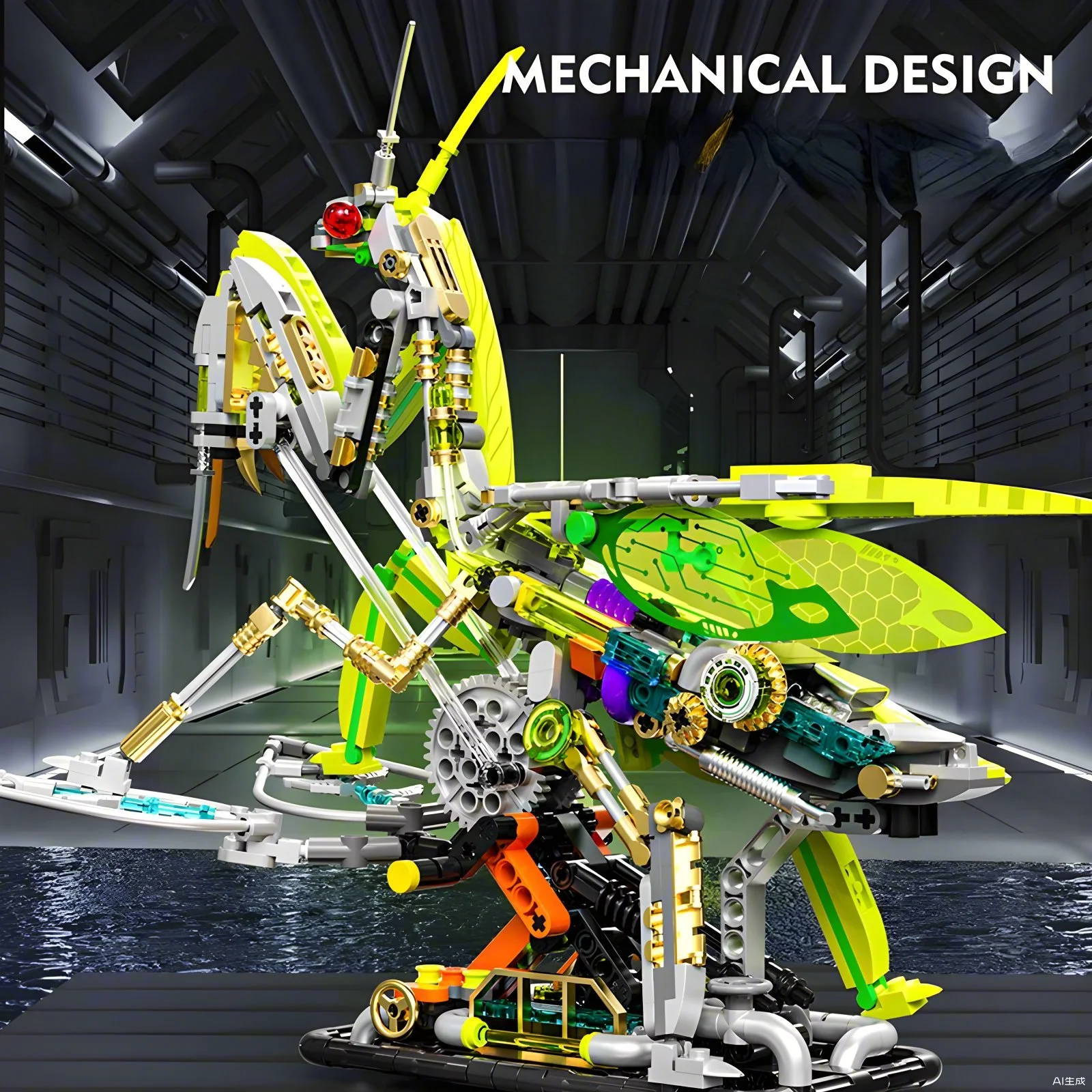 DIY Mantis building blocks sem - огляд і ціна Science Diy Model