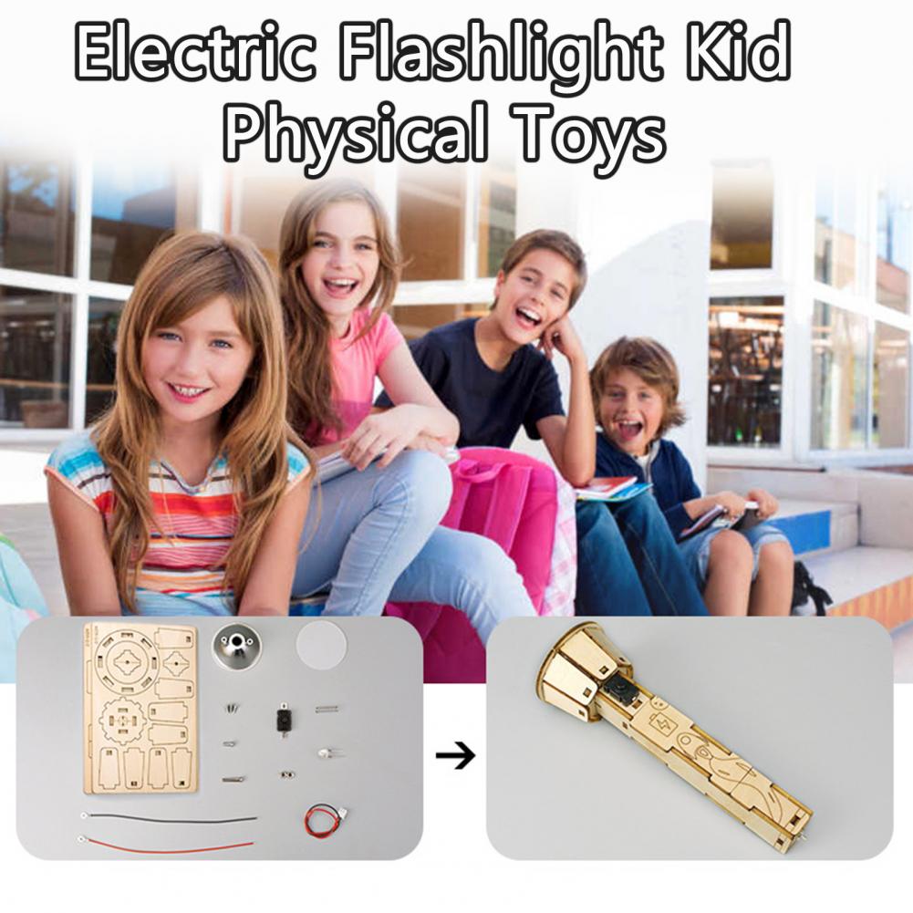 Wooden DIY Flashlight Puzzle K - огляд і ціна Science Project