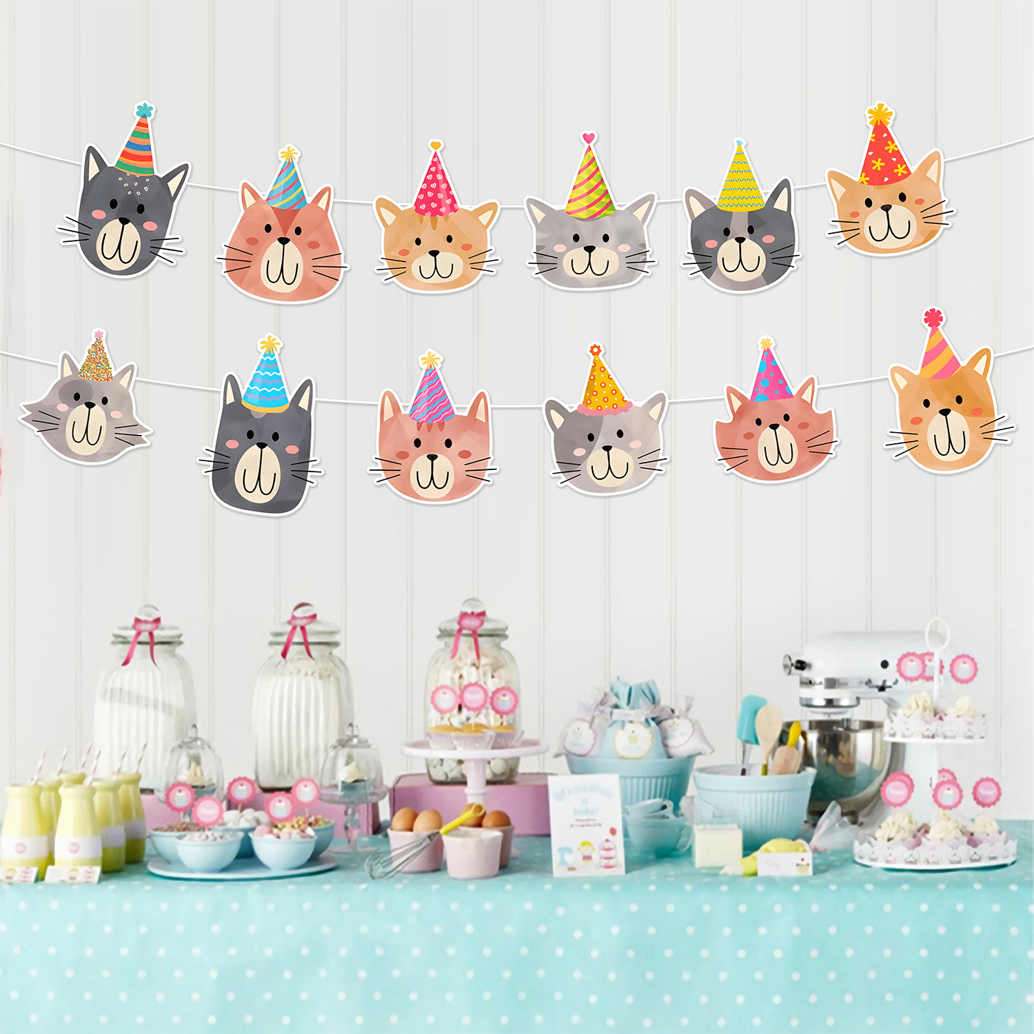 Cute Cartoon Pet Cat Party Fla - огляд і ціна Science Of Happiness