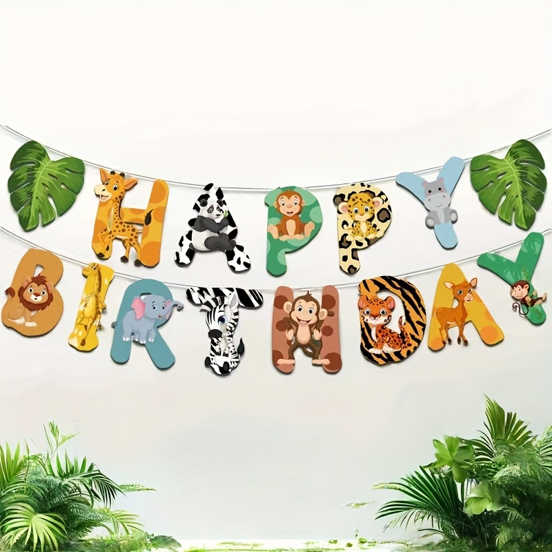 15pcs Jungle Safari Party Pape - огляд і ціна Science Of Happiness