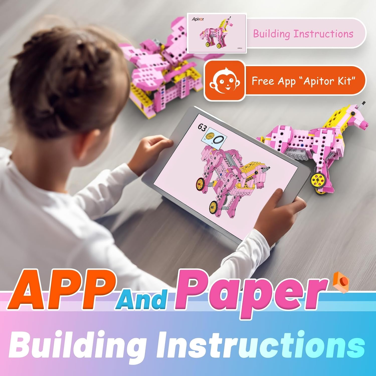 Apitor STEM Toys for Girls Gif - огляд і ціна Science Robotics