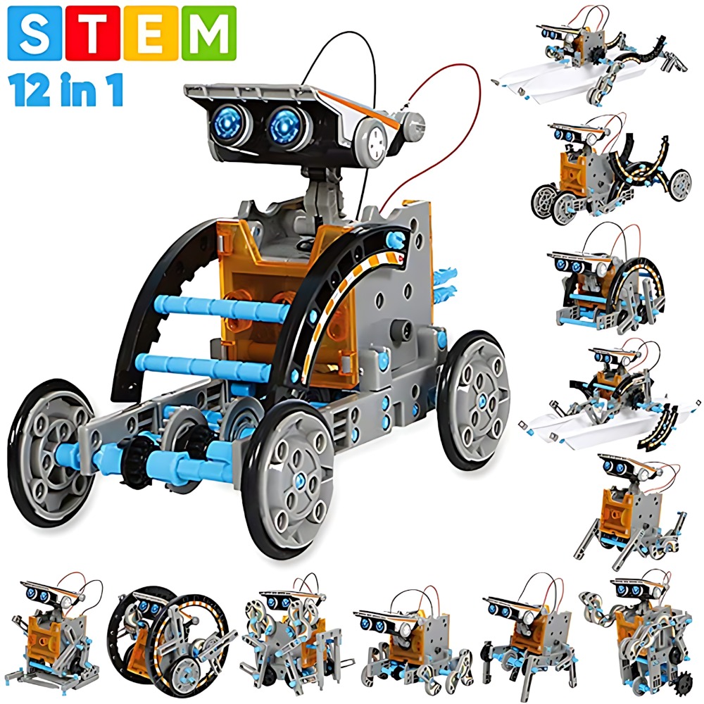 Solar Robot Building Blocks 12 - огляд і ціна Science Robotics