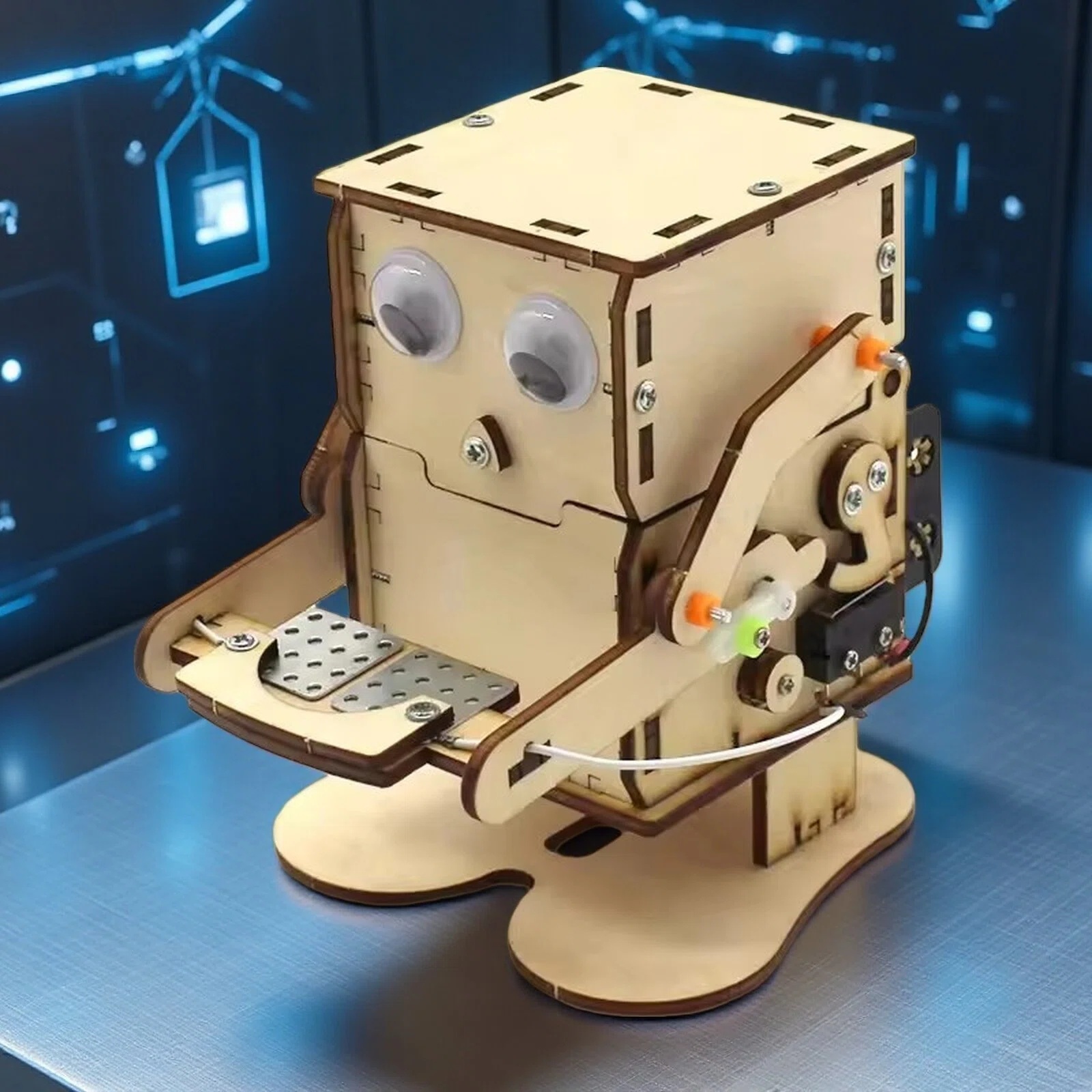Coin Swallowing Eating Robot M - огляд і ціна Science Diy Model