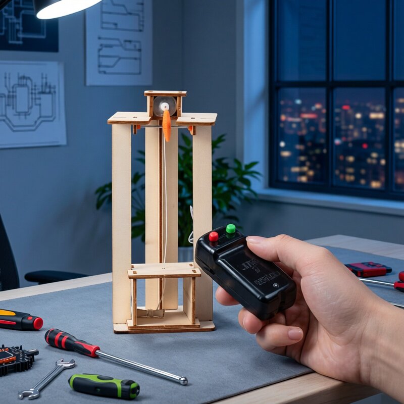 DIY Electric Elevator Lift Mod - огляд і ціна Science Diy Model