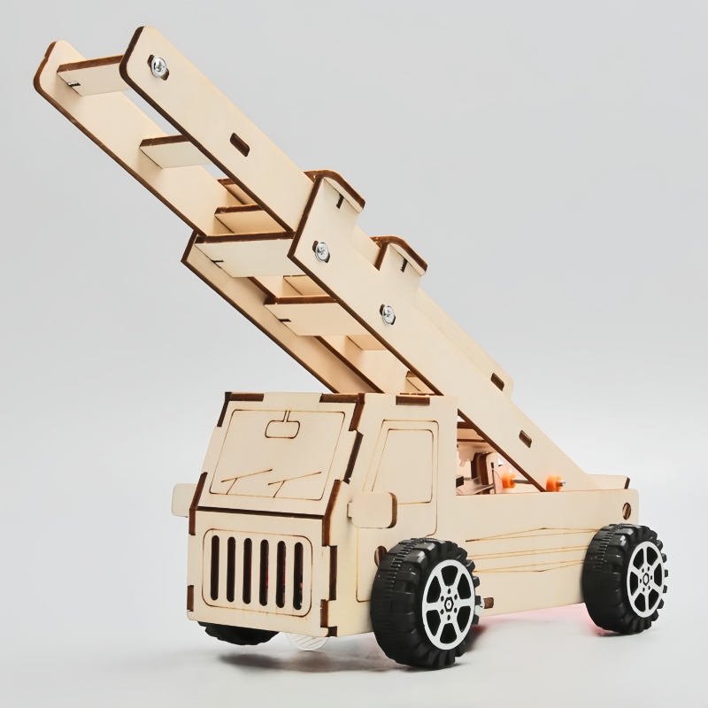 DIY Wood Ladder Fire Truck Mod - огляд і ціна Science Diy Model