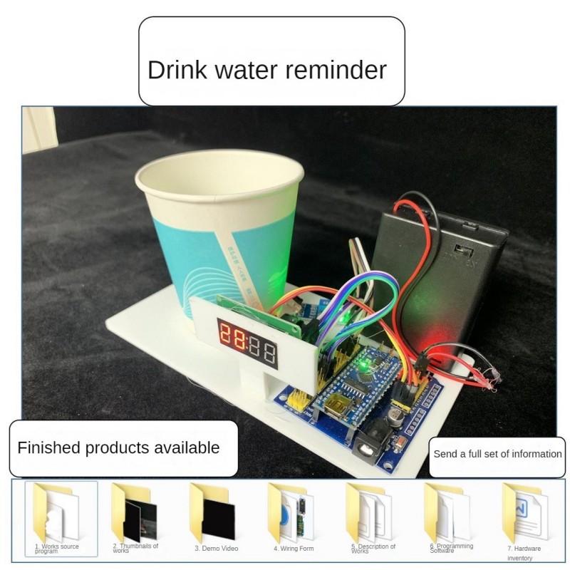 Drink Water Reminder Robot Han - огляд і ціна Science Robotics