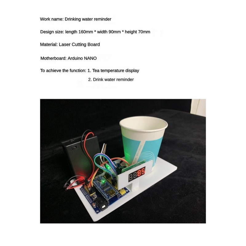Drink Water Reminder Robot Han - огляд і ціна Science Robotics