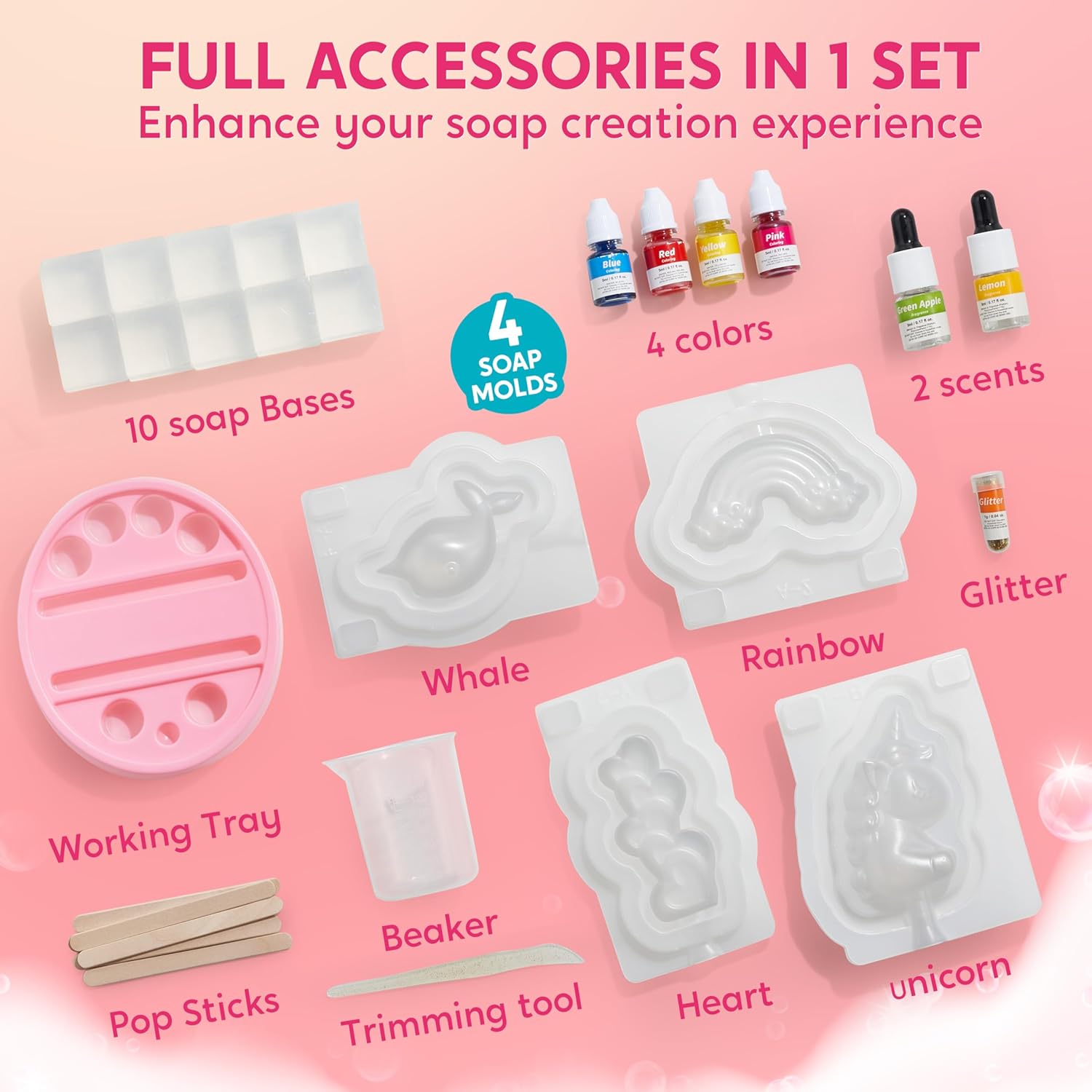 JOYFY Unicorn Soap Making Kit  - огляд і ціна Science Project Diy