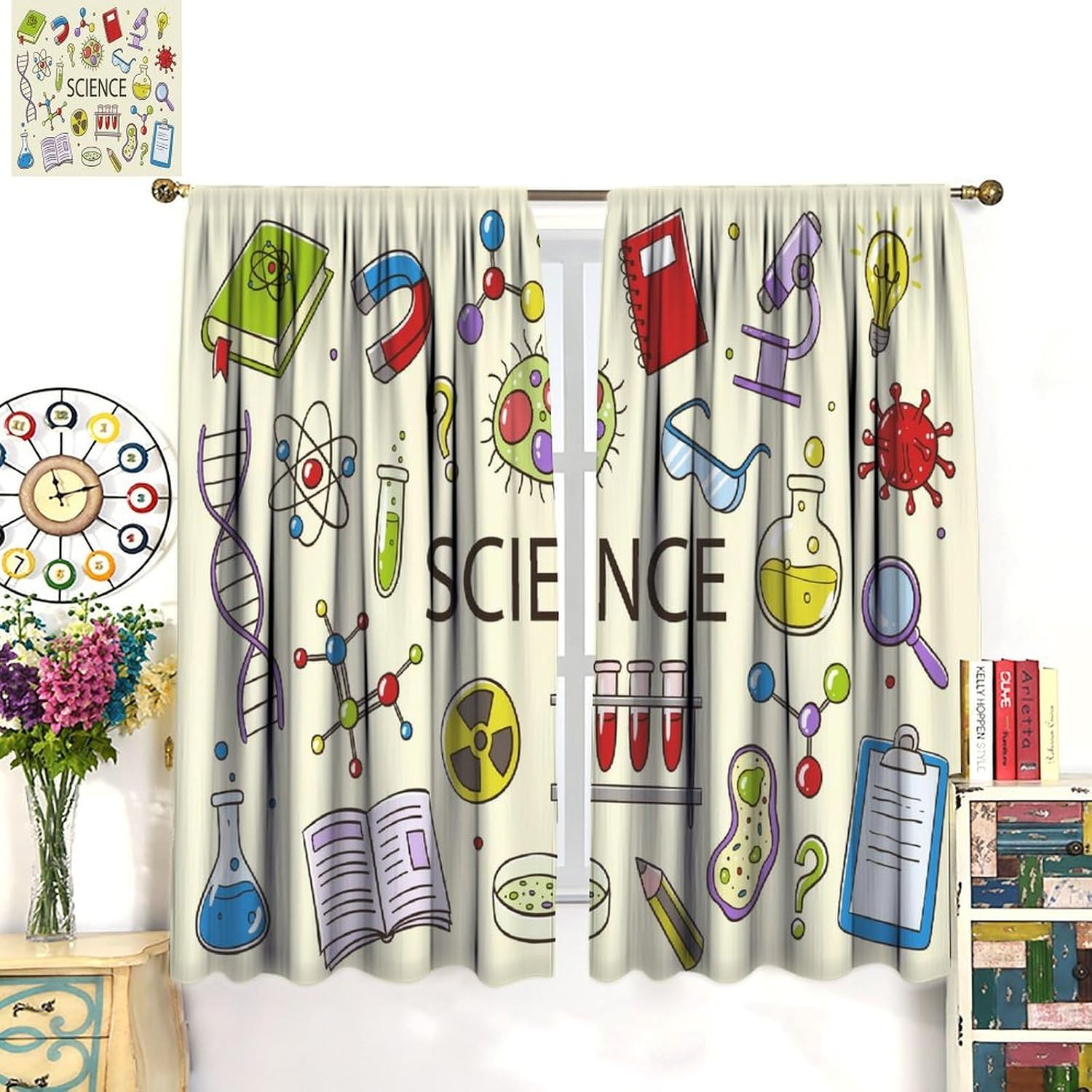 Science Curtain Educational ST - огляд і ціна Science Nursery