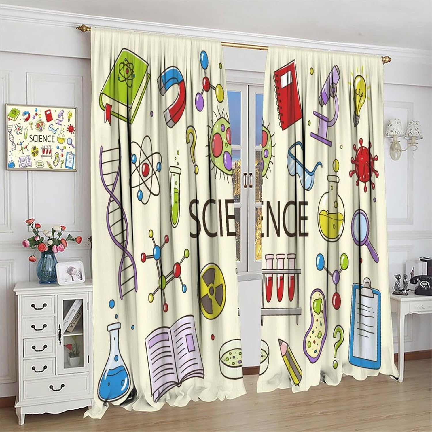 Science Curtain Educational ST - огляд і ціна Science Nursery
