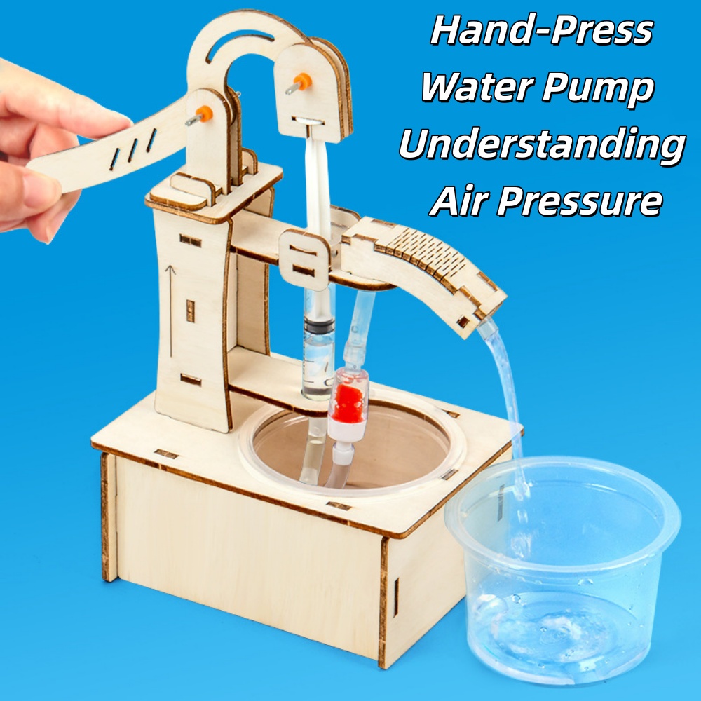 Wooden DIY Hand Pump Well Mode - огляд і ціна Science Diy Model