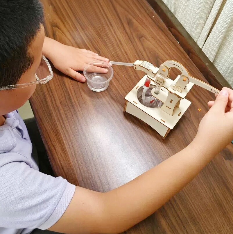 Wooden DIY Hand Pump Well Mode - огляд і ціна Science Diy Model