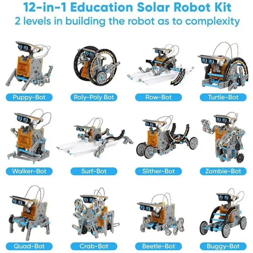 13 in 1 Solar Powered Robot Sc - огляд і ціна Science Robotics