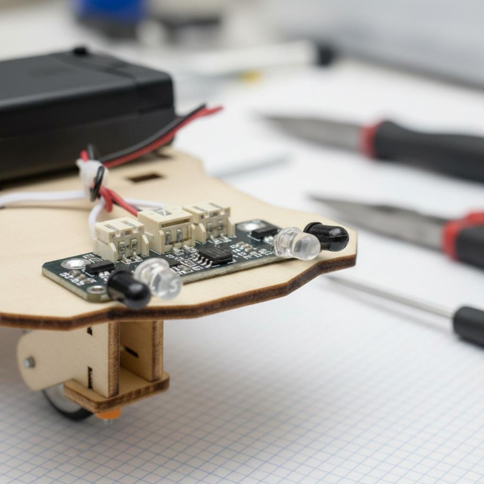 Wooden Intelligent Vehicle Kit - огляд і ціна Science Robotics